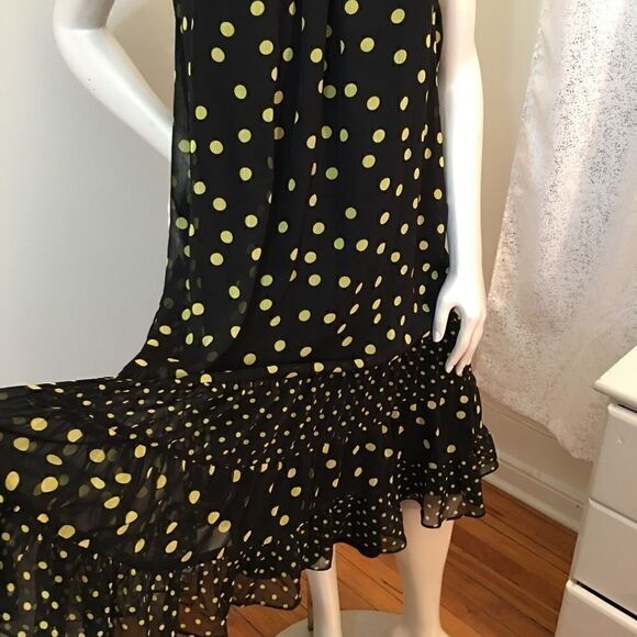 JBS Double layered Chiffon ruffle bottom Dress - Picture 4 of 8